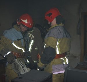 В Ужгороді вогнеборці ліквідували пожежу в приміщенні Держекоінспекції