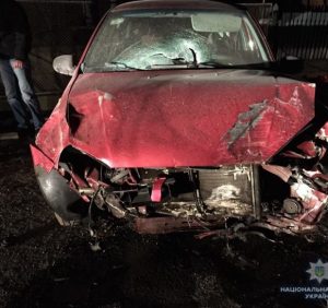 Поліція затримала п’яного водія, котрий насмерть збив пішохода і втік з місця аварії (ФОТО)