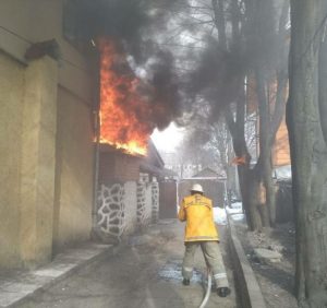 Рахівські вогнеборці ліквідували пожежу у закладі харчування