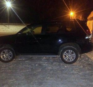 Викрадений на Виноградівщині «Toyota Land Cruiser» затримали прикордонники у Чопі