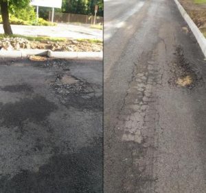 Потрісканий асфальт: Ужгородці обурені якістю ремонту на вул. Перемоги