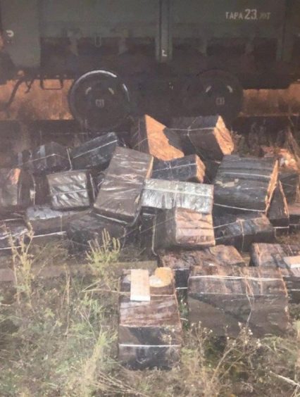 Потягом до Угорщини намагались перевезти контрабандні цигарки (фото)