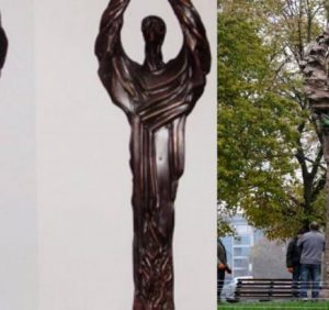 В історичній частині Ужгорода встановили пам’ятник архітектурному несмаку у вигляді шматка лайна (фото)