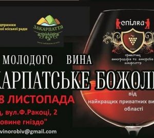 Ужгород запрошує на свято молодого вина “Закарпатське божоле”