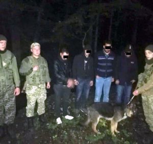 Спільна група прикордонників та поліцейських затримала в Ужгородському районі афганських нелегалів
