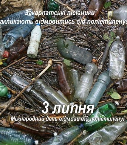 Закарпатські лісівники оголосили конкурс-флешмоб “Забери поліетилен з собою”!