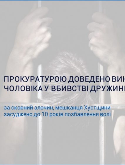 Засуджено закарпатця, який вбив дружину та спровокувавши вибух газу в будинку, спробував приховати злочин