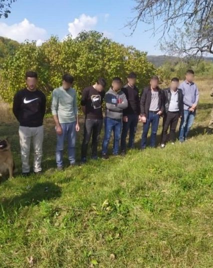 У Перечинському районі прикордонники затримали групу нелегалів