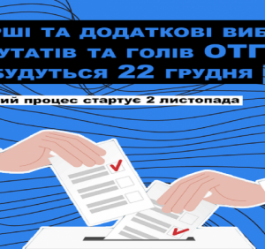 У грудні на Закарпатті відбудуться вибори в дев’ятьох ОТГ