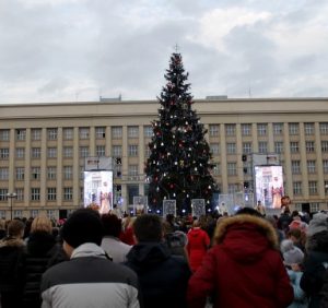Засяяла головна різдвяно-новорічна ялинка Закарпаття (фото)