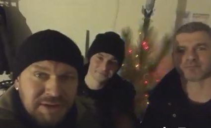 Закарпатський Легіон зі святковими привітаннями відвідали Олександр Положинський та Арсен Мірзоян (відео)