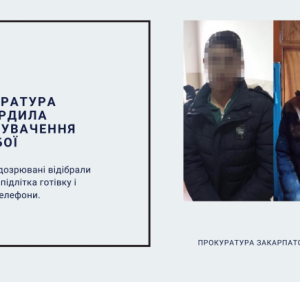 На Берегівщині прокуратура затвердила обвинувачення у розбої двом неповнолітнім юнакам
