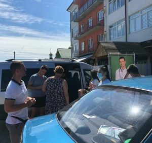 Балога розпочав «криваву» агітацію в Ужгороді (фото)