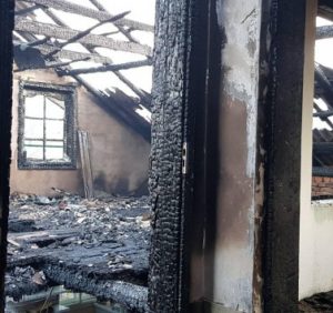На Свалявщині згорів магазин