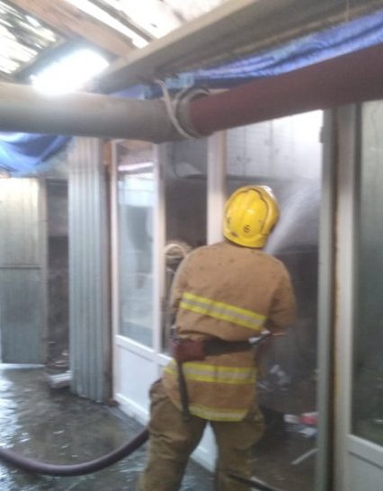 У Виноградові горів ринок. Пожежу приборкали рятувальники