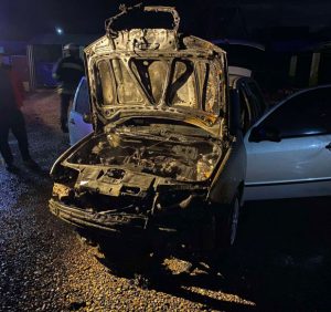 В Іршаві вогнеборці приборкували пожежу в автомобілі