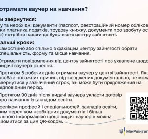 Мінреінтеграції: Як отримати ваучер на навчання переселенцям і ветеранам?