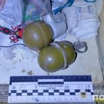Під час обшуку у жителя Ужгородщини вилучили бойові гранати. Відкрито кримінальне провадження